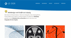 Desktop Screenshot of le-sign.de